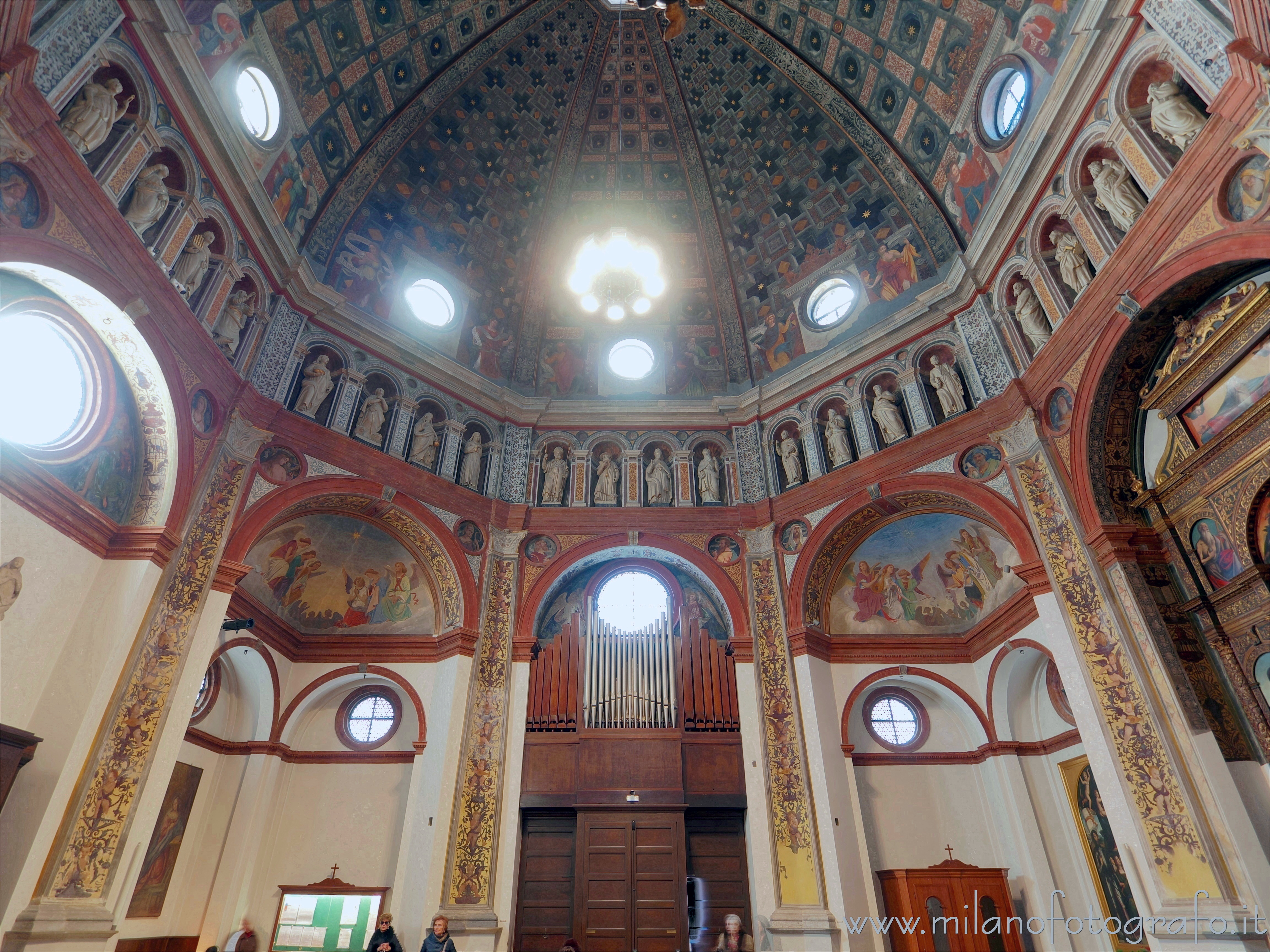 Busto Arsizio (Varese, Italy) - Western internal wall of the Sanctuary of Saint Mary at the Square